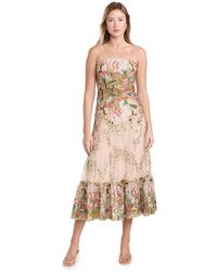Alexis - Aexis Isma Dress Embroidered Emerad X - Lyst