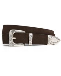 Anderson's - Narrow Casual Suede Belt - Lyst