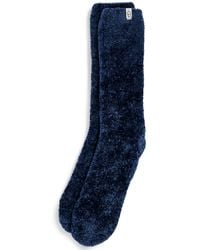 UGG - Leda Cozy Sock Crew Cut Socks Shoes, Spandex/Polyester/Chenille - Lyst