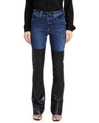 L'Agence - Ruth H/r Straight Jeans - Lyst