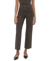 Le Bos - Gingham Flare Pants - Lyst