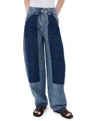 Co. - Denim Patchwork Pants - Lyst