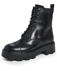 Tory Burch - T Monogram Lug Ankle Boots 65Mm - Lyst