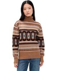 ALIGNE - Christine Fair Isle Sweater - Lyst