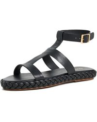 Kaanas - Cedros T Strap Cage Sandals - Lyst