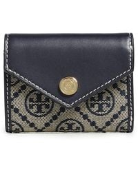 Tory Burch - T Monogram Envelope Small Wallet - Lyst