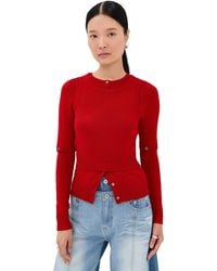 ROKH - Detachable Sleeve Cardigan And Tank Top - Lyst