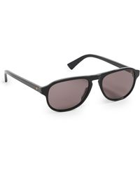 Bottega Veneta - Triangle Stud Sunglasses - Lyst