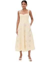 Bardot - Lilah Corset Midi Dress - Lyst