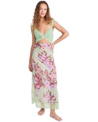 Free People - Free Peope Suddeny Fine Maxi Sip Dress - Lyst