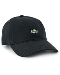 Lacoste - Cotton Twill Front Logo Cap - Lyst