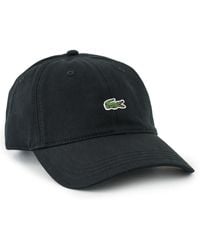 Lacoste - Cotton Twill Front Logo Cap - Lyst