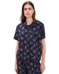 The Great - The Short Sleeve Pajama Shirt - Lyst