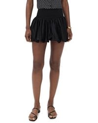 Alice + Olivia - Arden Drop Smocked Waist Bubble Hem Mini Skirt - Lyst
