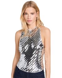 Free People - Free Peope Disco Fever Cami Siver Combo - Lyst