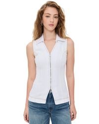 ALIGNE - Whim Denim Top - Lyst