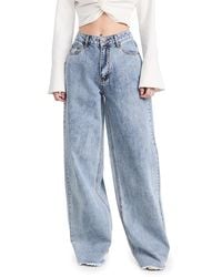 Lioness - Ione Eivia baggy Jean Faded Deni - Lyst