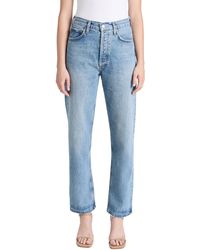 Agolde - 90's Pinch Waist High Rise Straight Jeans - Lyst