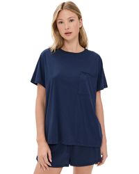Lunya - Organic Pima Tee Shorts Set - Lyst