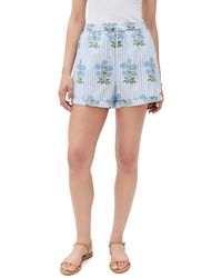 Saylor - Regan Block Print Shorts - Lyst