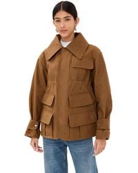 Victoria Beckham - Patch Pocket Utility Jacket - Lyst