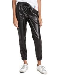 Blank NYC - Faux Leather joggers - Lyst