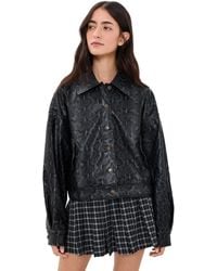 Lioness - Angel Faux Leather Jacket - Lyst