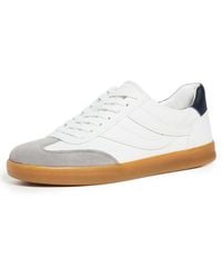Vince - S Oasis-m Lace Up Retro Sneaker Chalk White Leather 7 M - Lyst