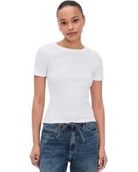 Rag & Bone - The Essential Rib Short Sleeve Crew Tee - Lyst