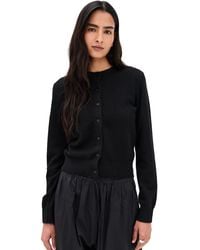 White + Warren - Cashmere Crew Neck Cardigan - Lyst