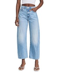Mother - The Half Pipe Flood Jeans - Lyst