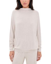 Eberjey - Cozy Time Mock Neck Pullover - Lyst