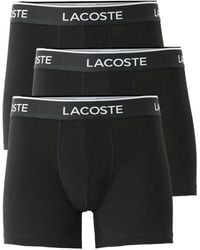 Lacoste - Cotton Stretch Jersey Boxer Briefs 3 Pack - Lyst