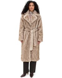 Bailey Rose - Long Fur Coat - Lyst