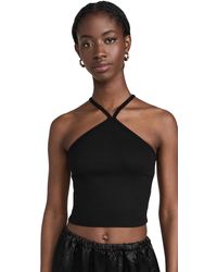 Enza Costa - Enza Cota Cropped Hater Tank Back X - Lyst