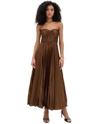 green emerald velvet dress Belle Dress – AMUR main image 0