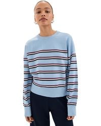 Le Bos - Striped Boxy Pullover - Lyst