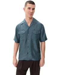 Jonathan Simkhai - Clarke Printed Silk Shirt - Lyst
