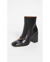 tory burch casual zip up bootie