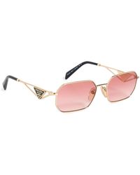 Prada - Rectangular Triangle Logo Sunglasses - Lyst