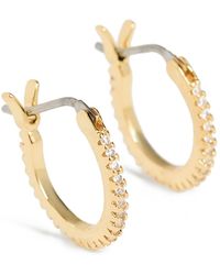 Gorjana - Shimmer Huggie Hoop Earrings - Lyst