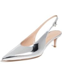 Gianvito Rossi - Robbie Sling Metal Heels - Lyst