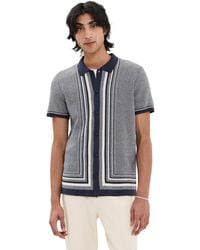 Marine Layer - Ethan Sweater Button Down - Lyst