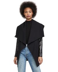 Spanx - Faux Leather Convertible Jacket - Lyst