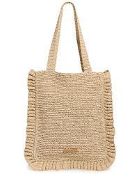 Loeffler Randall - Justine Crochet Ruffle Tote - Lyst