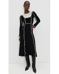 chinese dress ladies Lara Dress in Patriot Blue | OMNES main image 1