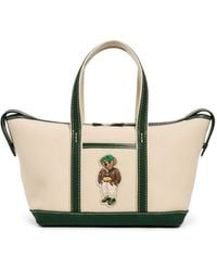 Polo Ralph Lauren - Polo Bear Canvas Mini Shopper Tote - Lyst