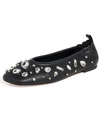 3.1 Phillip Lim - Id Stretch Back Ballet Flats With Gems - Lyst