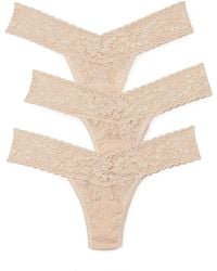 Hanky Panky - 3 Pack Signature Lace Low Rise Thong - Lyst