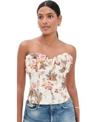 Ronny Kobo - Vittoria Corset Blouse - Lyst